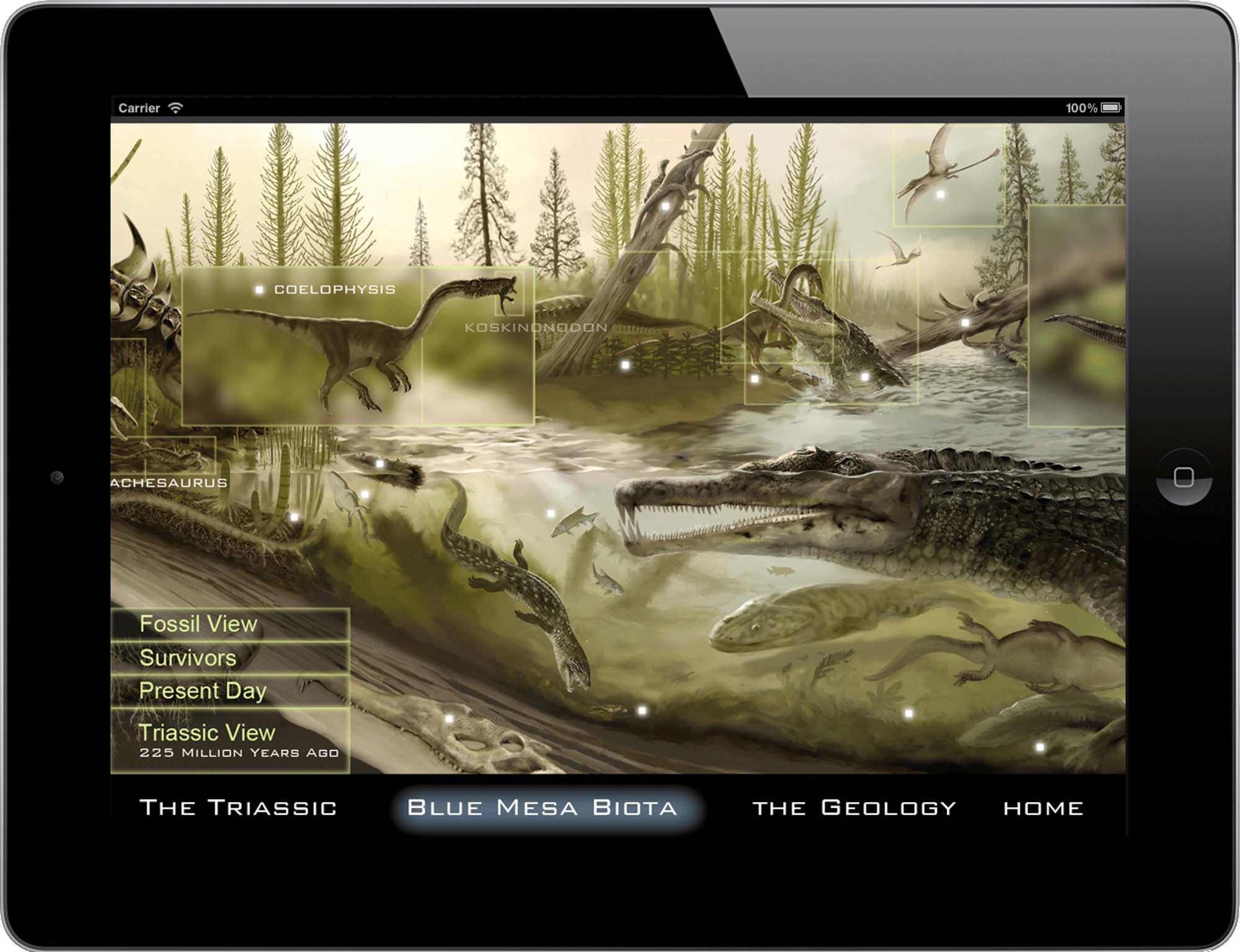 Triassic diorama — paleoart by Victor O. Leshyk
